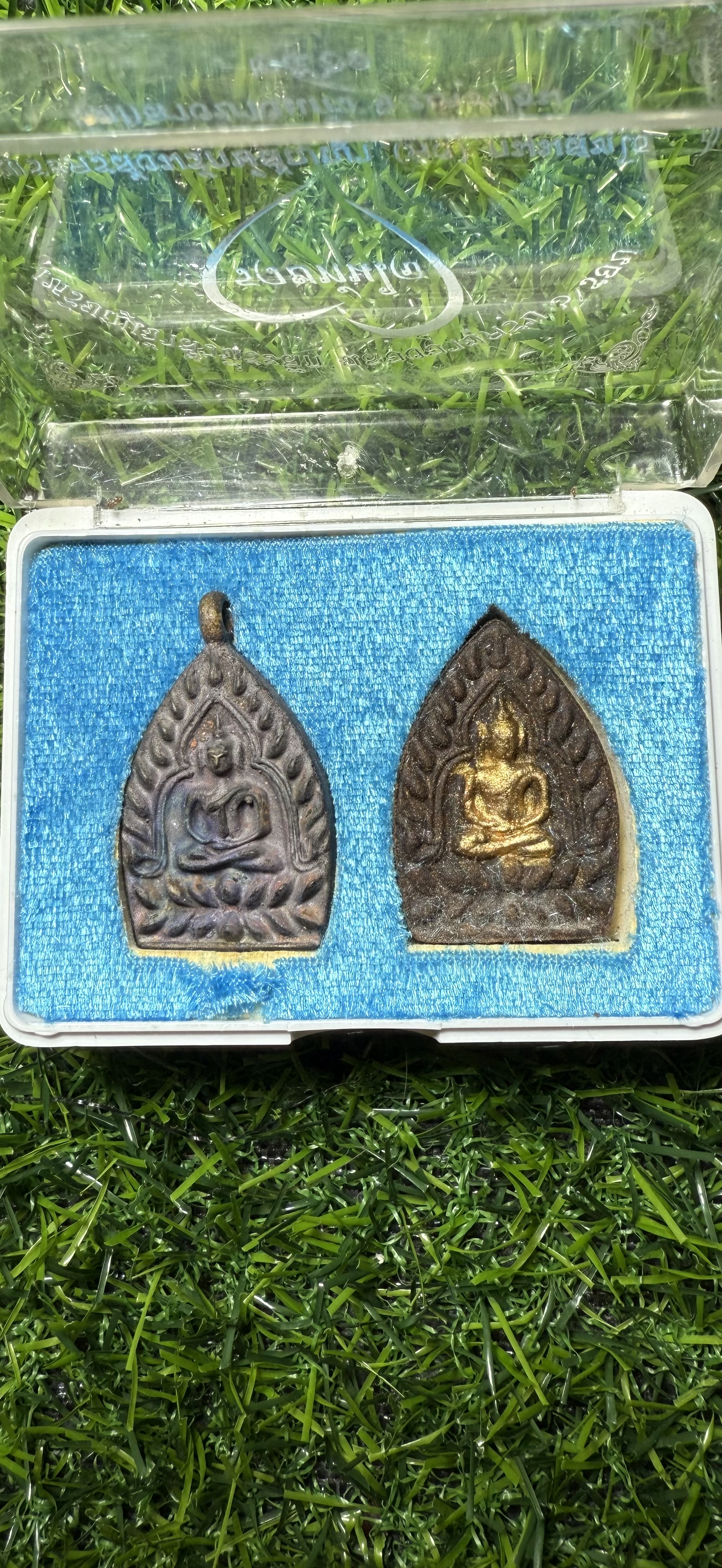 เหรียญเจ้าสัวและพระผงเจ้าสัวจินดามณี รุ่นรวยทันใจ หลวงพ่อคง วัดกลางบางแก้ว จ.นครปฐม ปี 2561