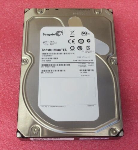 Seagate 2TB 7.2K 6G SAS HDD 3.5'' Hard Drive // ST2000NM0001 / 9YZ268-002 (Used) // สินค้ารับประกัน โดย บริษัท อะไหล่เซิร์ฟเวอร์ จำกัด