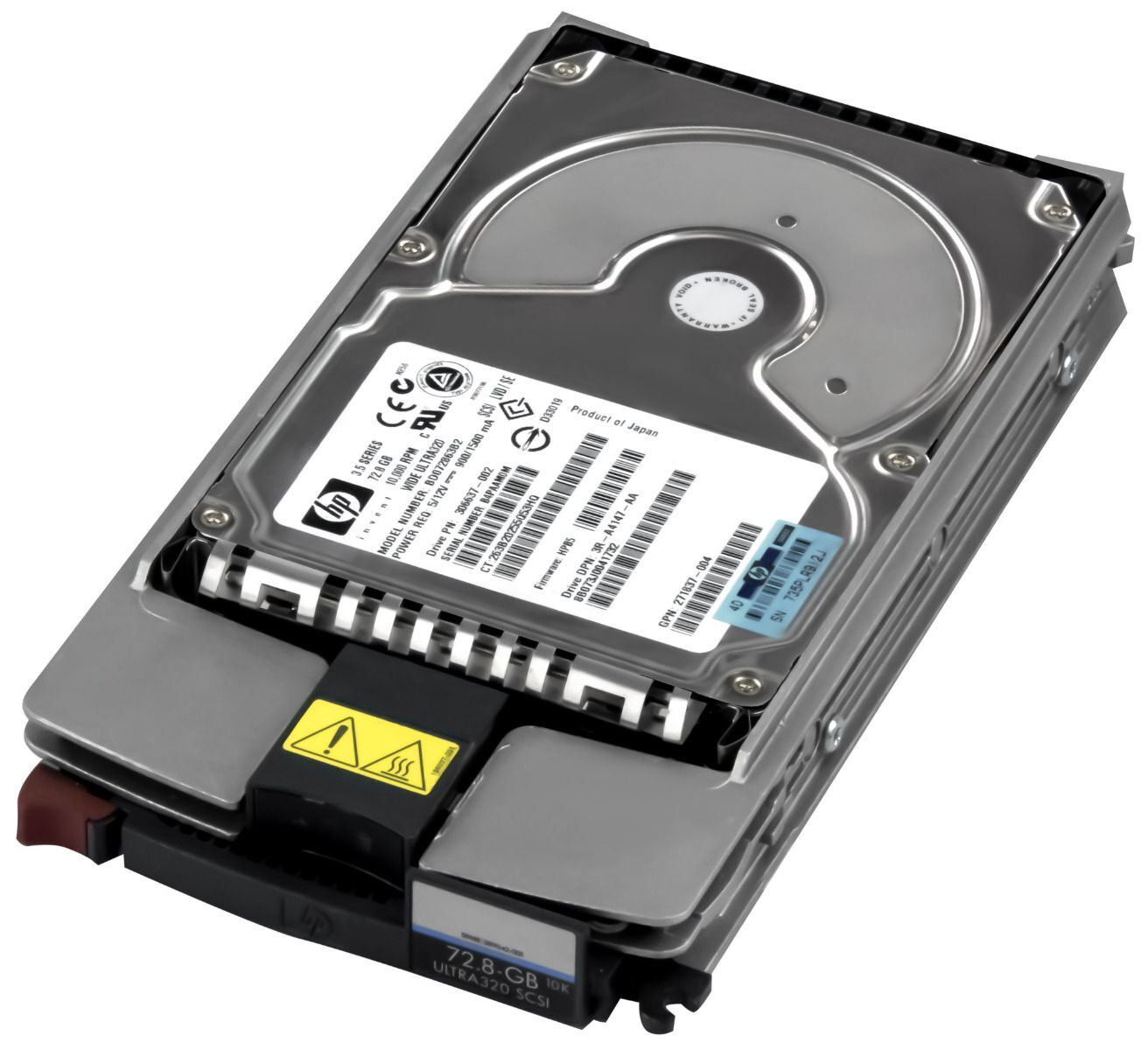 HP 72.8GB 10K RPM Ultra320 SCSI Hard Drive HDD // 306637-002 / GPN 271837-004 / BD072863B2 / 3R-A4147-AA (Used) // สินค้ารับประกัน โดย บริษัท อะไหล่เซิร์ฟเวอร์ จำกัด