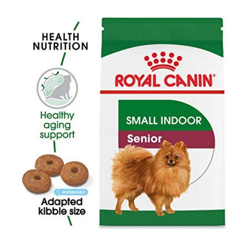 Royal Canin Mini Indoor senior สำหรับสุนัขเลี้ยงในบ้านพันธุ์เล็กอายุ 8 ปีขึ้นไป ขนาด 3 กก.