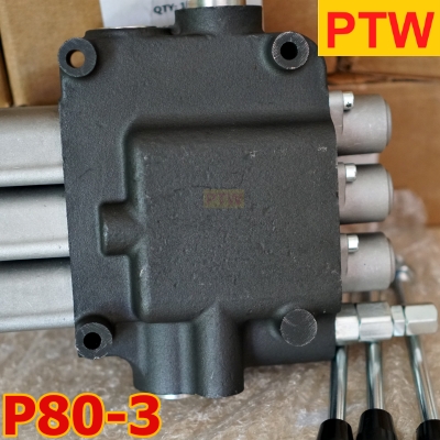 ไฮโดรลิคคอนโทรนวาวร์(6หุน) PTW P80-3(3แกน) (80L.)(3,000-4,600PSI)