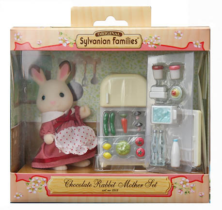 ซิลวาเนียนแม่กระต่ายช็อคโกแลตกับตู้เย็น (EU) Sylvanian Chocolate Rabbit Mother & Fridge