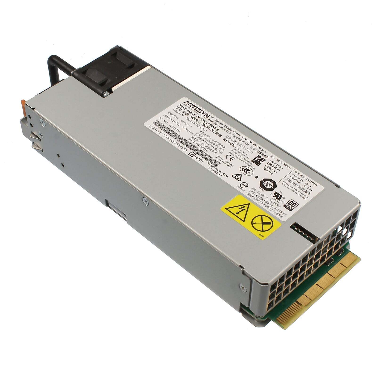 IBM Server 550W Power Supply System x3550 M5 x3650 M5 // 94Y8173 (Used) // สินค้ารับประกัน โดย บริษัท อะไหล่เซิร์ฟเวอร์ จำกัด