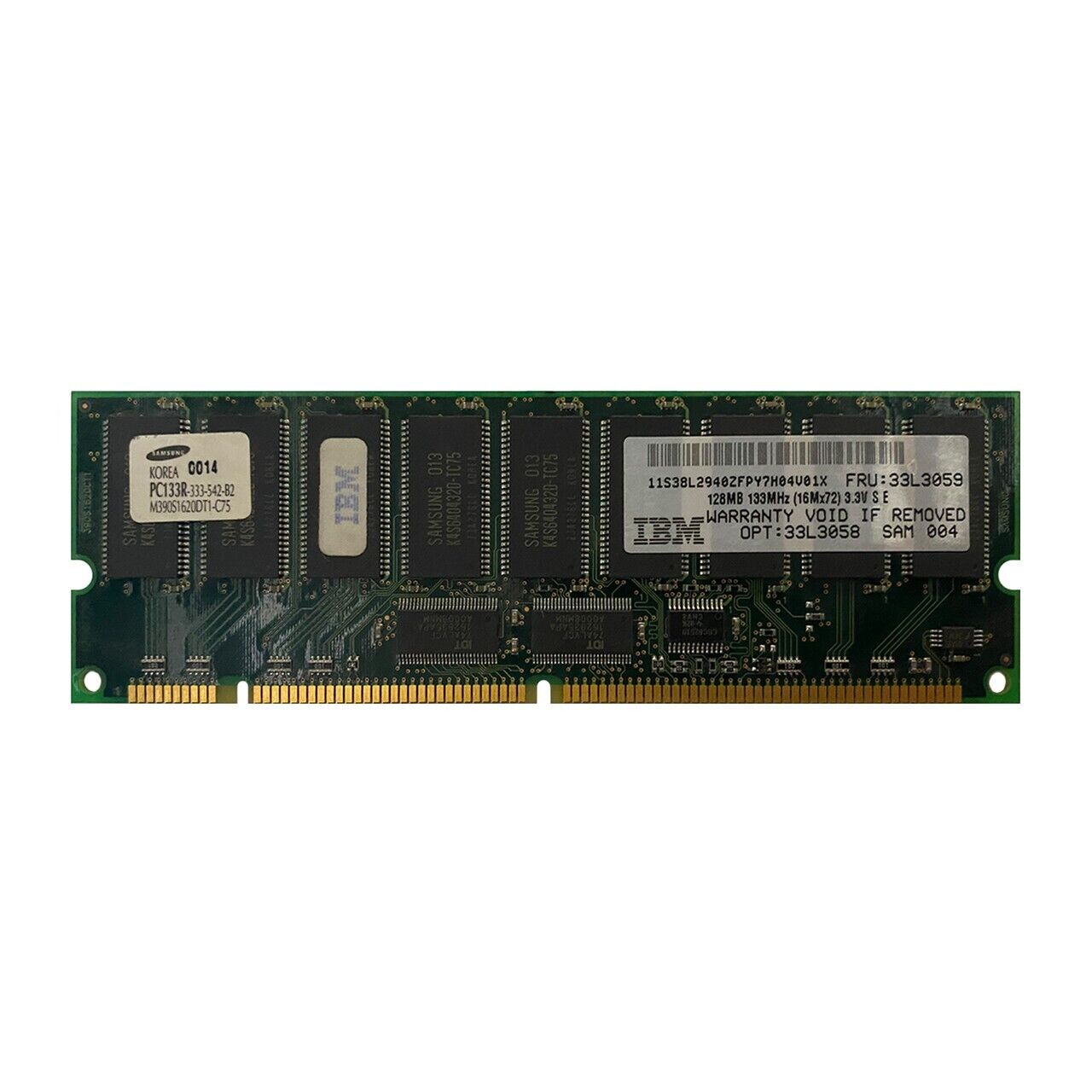 IBM 128MB PC-133 DDR Memory Module / 33L3059 / 33L3058 // (USED) สินค้ารับประกัน โดย บริษัท อะไหล่เซิร์ฟเวอร์ จำกัด