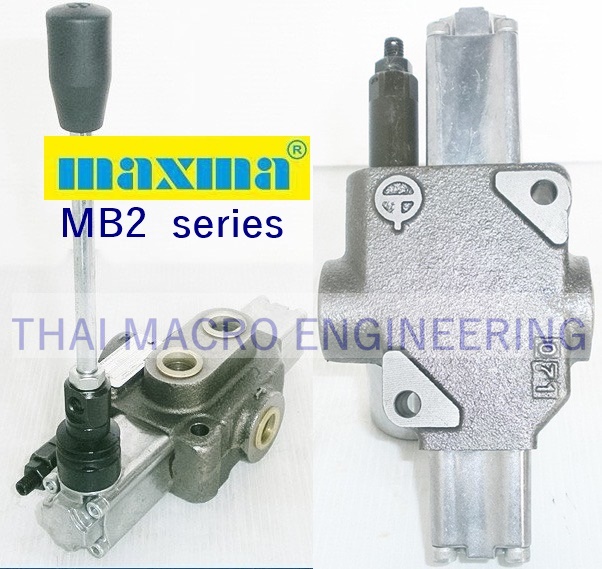 ้ ไฮโดรลิคคอนโทรลวาล์ว(1แกน) hydraulic control valve MAXMA MB2 Series(45L/min)(3,570Psi/250Bar)