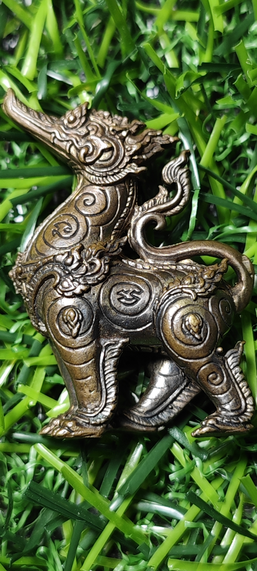 รูปหล่อ เหมราช รุ่นแรก รุ่นไพรีพินาศ หลวงพ่อฟู วัดบางสมัคร จ.ฉะเชิงเทรา