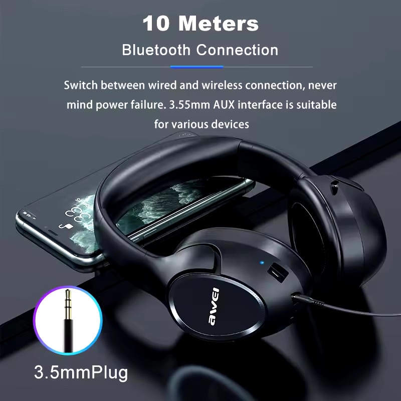 A770BL WIRELESS STEREO HEADPHONE
