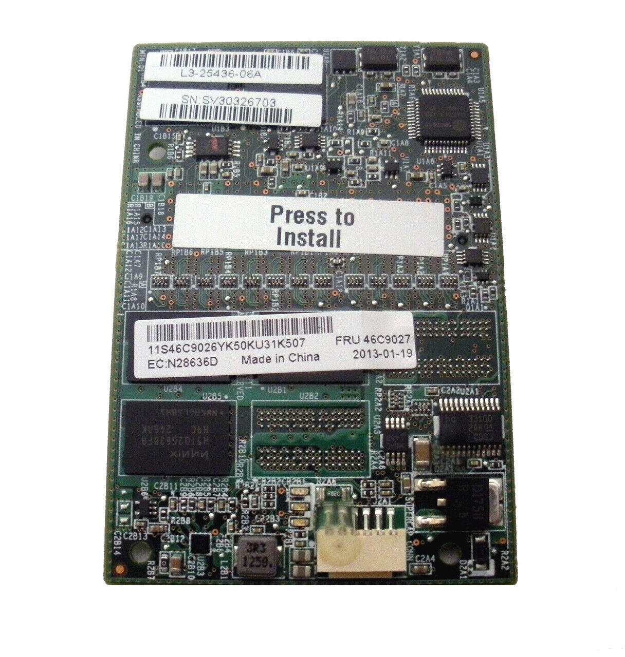 IBM Flash Raid 5 Upgrade 512MB M5100 M5016 // 46C9027 / 46C9026 (Used) // สินค้ารับประกัน โดย บริษัท อะไหล่เซิร์ฟเวอร์ จำกัด