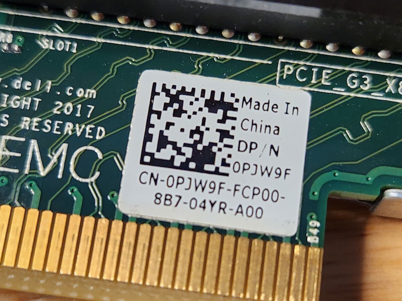 Dell 0VG0Y PowerEdge R440 R540 Storage Riser & Cage 0PJW9F (Used) // สินค้ารับประกัน โดย บริษัท อะไหล่เซิร์ฟเวอร์ จำกัด