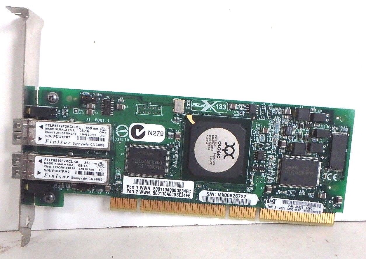 HP 2Gbps Canal de Fibra Adaptador de Bus Host // A6826-60001 / A6826A (Used) // สินค้ารับประกัน โดย บริษัท อะไหล่เซิร์ฟเวอร์ จำกัด