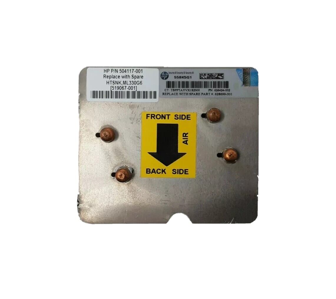 HP Proliant ML330 G6 Heatsink Cooler ML330G6 / 519067-001 / 504117-001 (Used) // สินค้ารับประกัน โดย บริษัท อะไหล่เซิร์ฟเวอร์ จำกัด