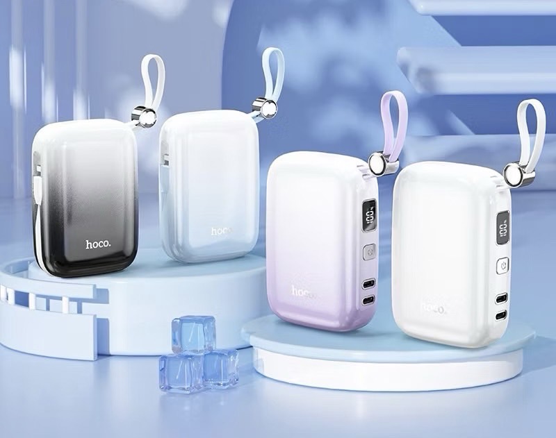 DK6-A8 SKILLFUL POWERBANK WITH DIGITAL DISPLAY AND CABLE 10000mAh