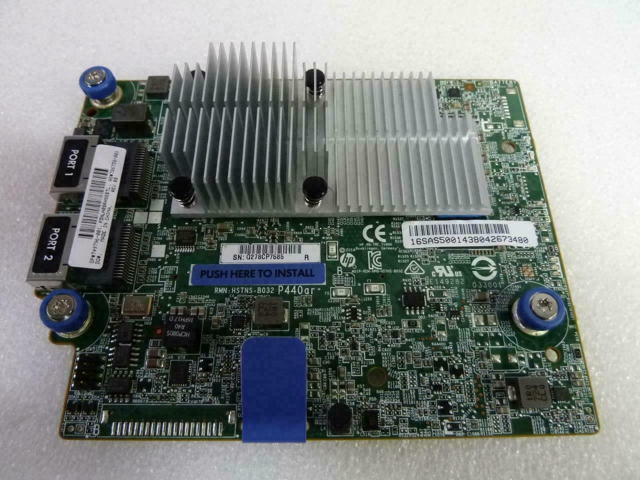 HP Smart Array P440ar 2GB FBWC 12Gb 2-ports Card SAS / 749796-001 / 726738-001 (USED) สินค้ารับประกัน โดย บริษัท อะไหล่เซิร์ฟเวอร์ จำกัด