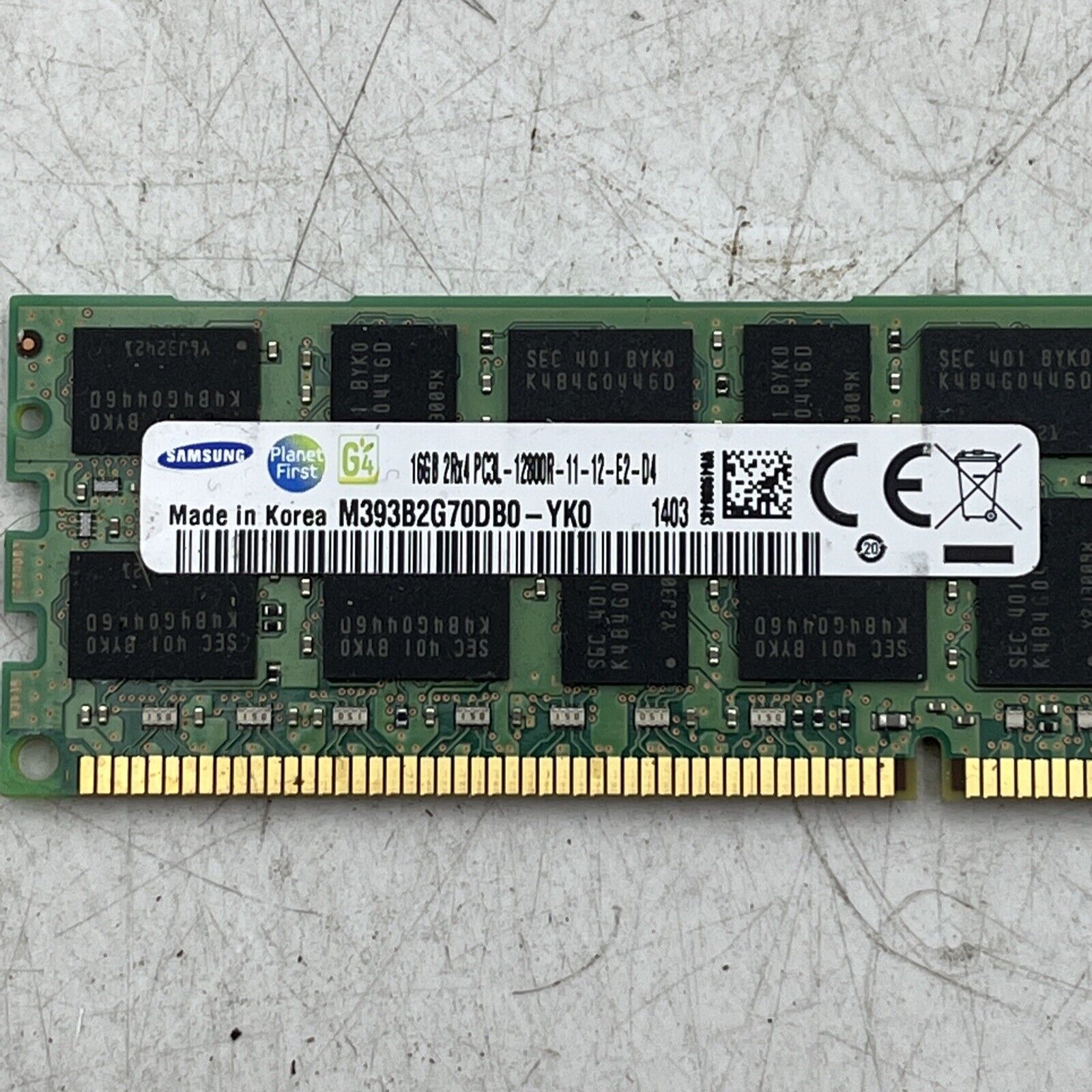 SK Hynix / Samsung 16GB (2RX4) PC3L-12800R DDR3-1600 ECC Server Memory Ram // HMT42GR7BFR4A-PB / M393B2G70BH0-YK0 (Used) // สินค้ารับประกัน โดย บริษัท อะไหล่เซิร์ฟเวอร์ จำกัด