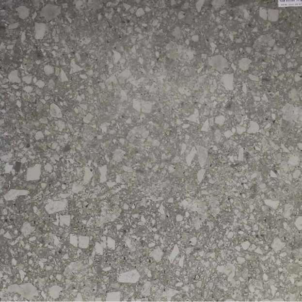 กระเบื้องผิวมัน Terrazzo Dark Gray 60x60 (4ผ/ก)