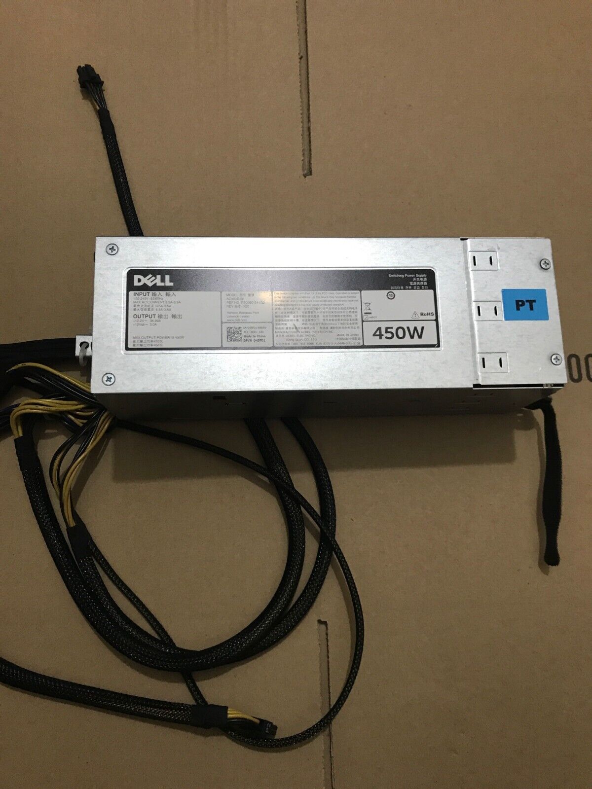 Dell 450W Power Supply For Dell PowerEdge Server T430 R530 // Model D450E-S1, 0H3DKF (Used) // สินค้ารับประกัน โดย บริษัท อะไหล่เซิร์ฟเวอร์ จำกัด