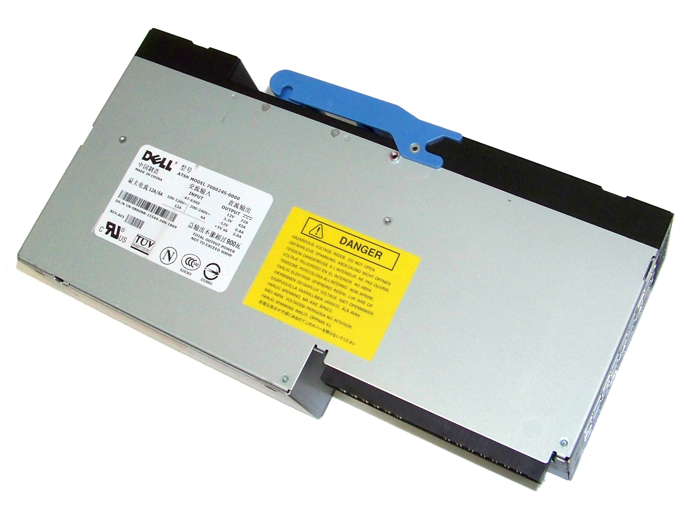 Dell Power Supply 900W ATSN PowerEdge 6650 // 7000245-0000 / 086GNR (Used) // สินค้ารับประกัน โดย บริษัท อะไหล่เซิร์ฟเวอร์ จำกัด