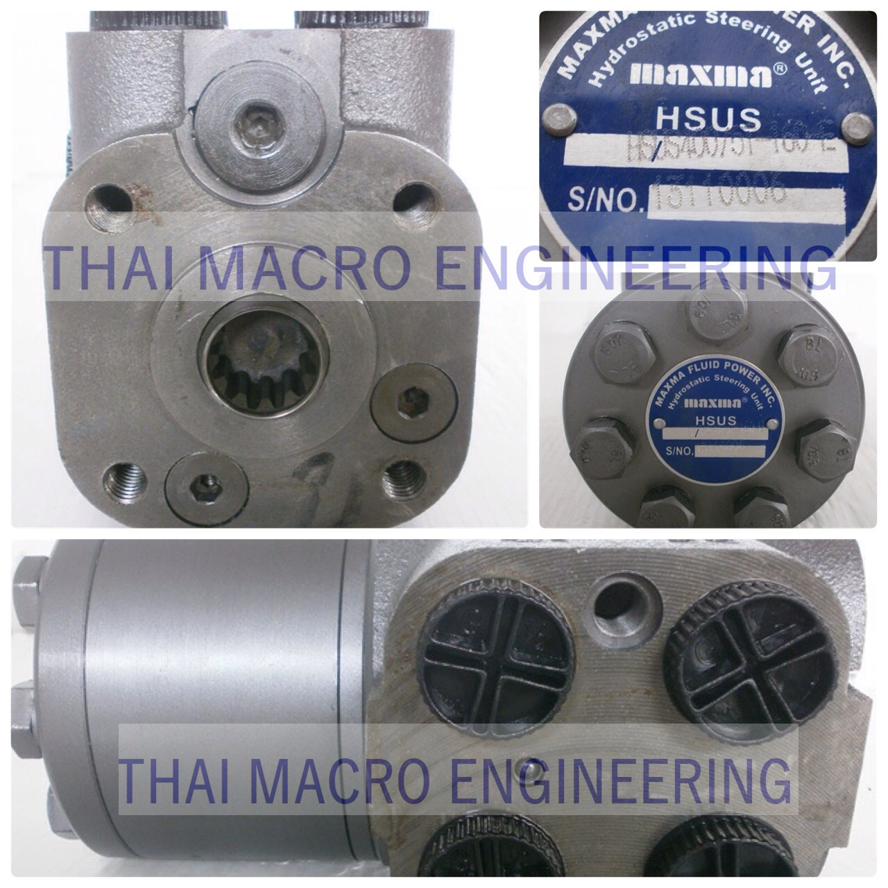 กระปุกพวงมาลัยไฮโดรลิคHSUS400/5T-160-E(53mm.)WA100-1