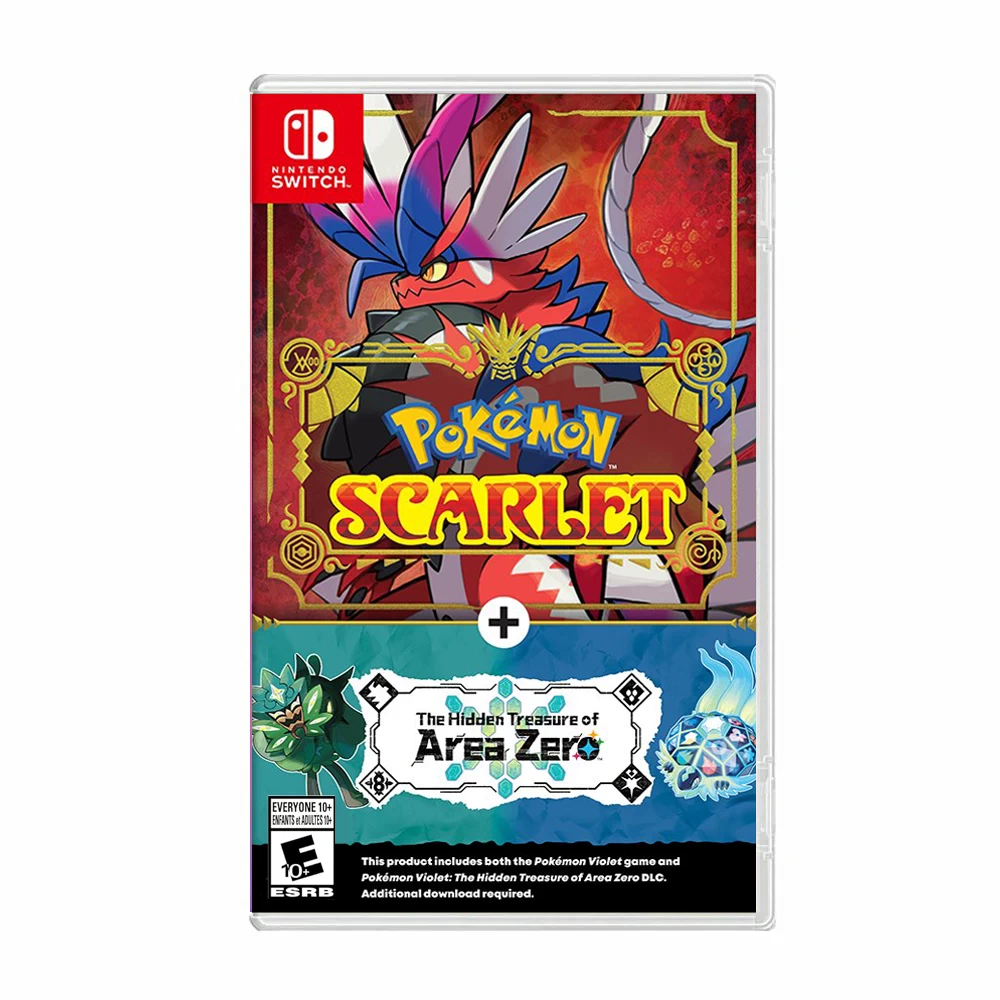 Switch- Pokemon Scarlet + The Hidden Treasure of Area Zero DLC