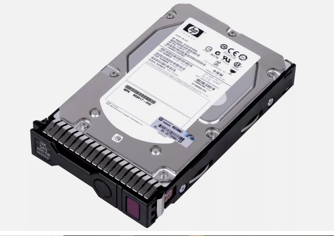 HP 600GB 15K SAS 6G 3.5" Hard Drive HDD // P/N 516810-003 / GPN 516832-006 / EF0600FARNA / ST3600057SS / Tray 653952-001 (Used) // สินค้ารับประกัน โดย บริษัท อะไหล่เซิร์ฟเวอร์ จำกัด
