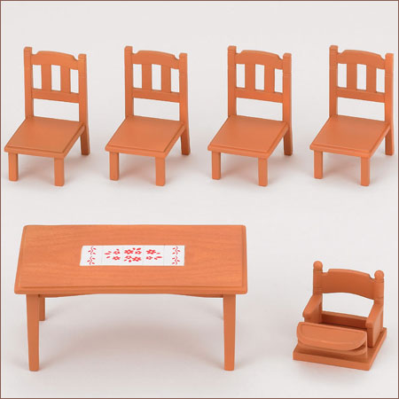 ซิลวาเนียน โต๊ะทานข้าว (EU) Sylvanian Families Dining Table Set