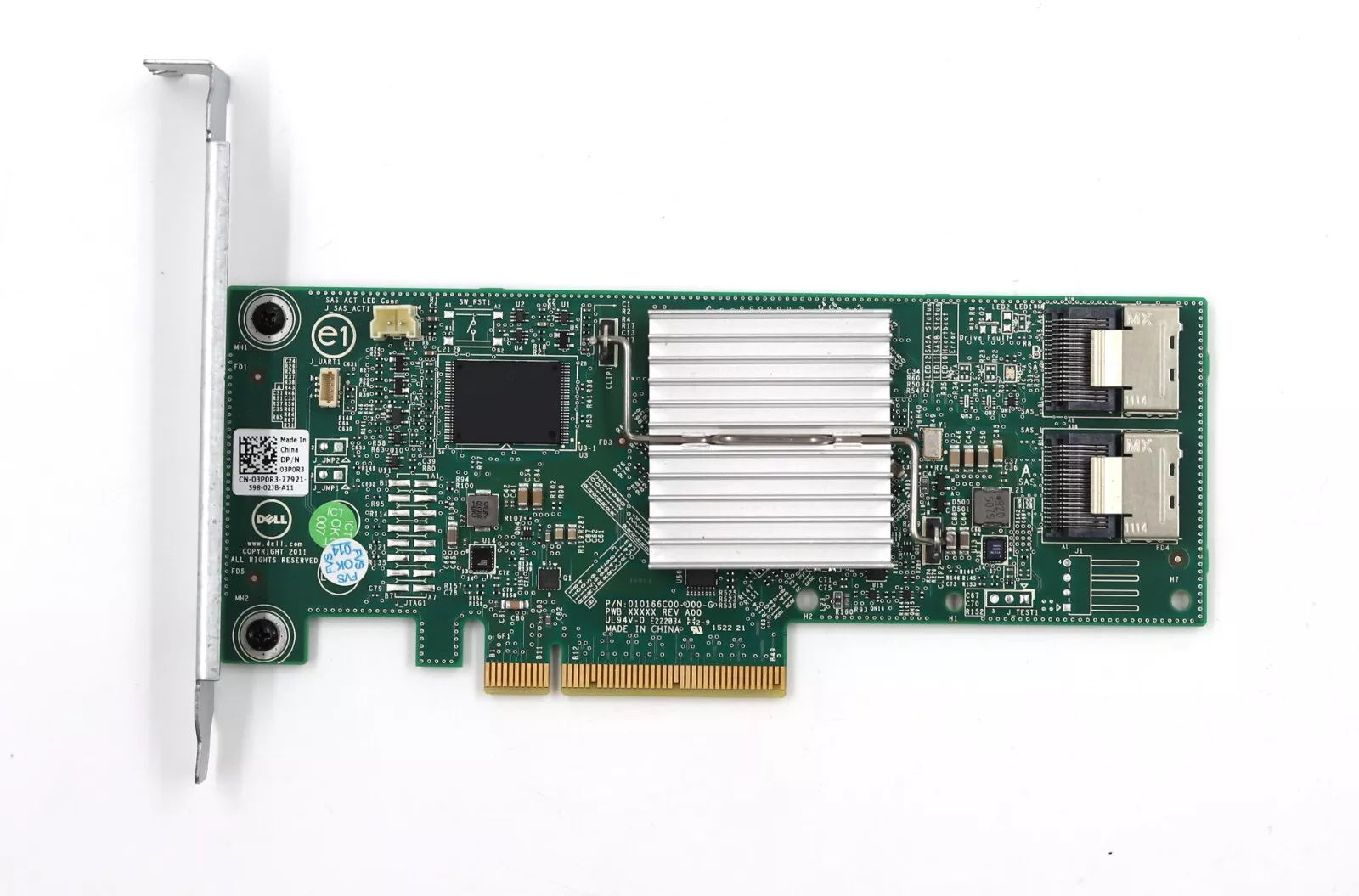 Dell PERC H310 8-Port 6Gb/s PCIe X8 SAS/SATA RAID Controller Card , 03P0R3 (Used) // สินค้ารับประกัน โดย บริษัท อะไหล่เซิร์ฟเวอร์ จำกัด