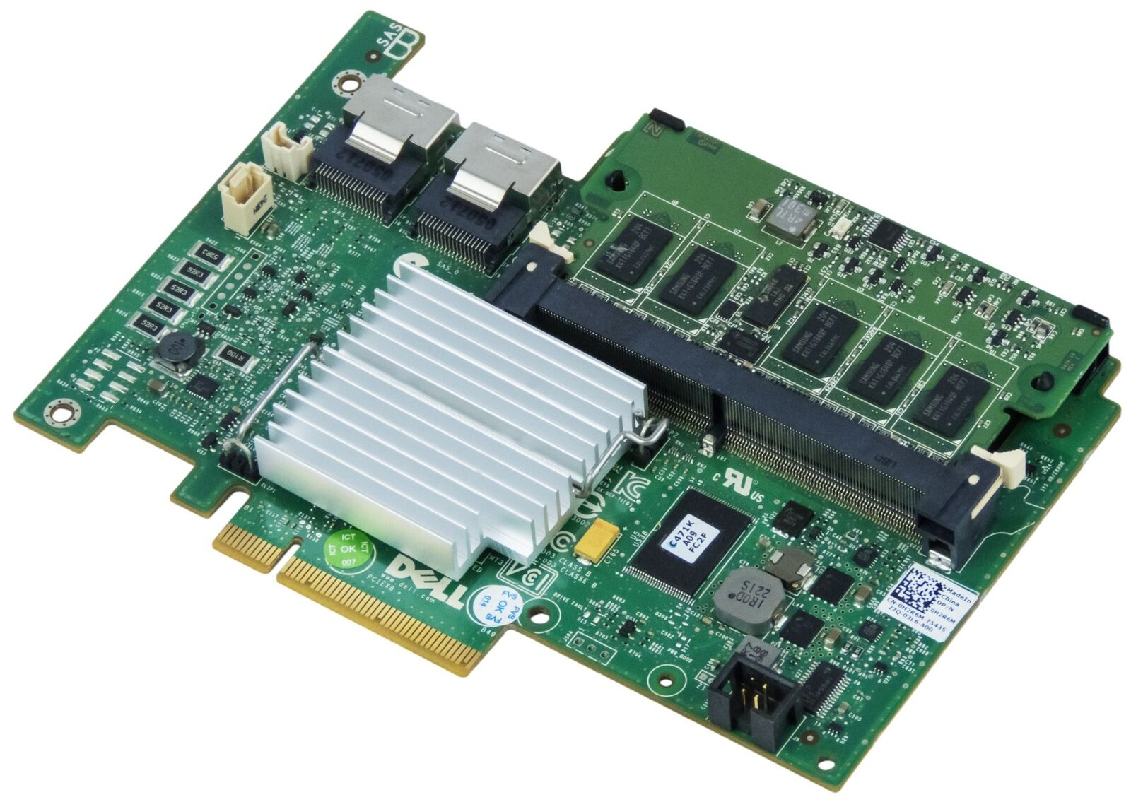 Dell 512MB Perc H700 SAS RAID Controller Card // 0XXFVX (Used) // สินค้ารับประกัน โดย บริษัท อะไหล่เซิร์ฟเวอร์ จำกัด