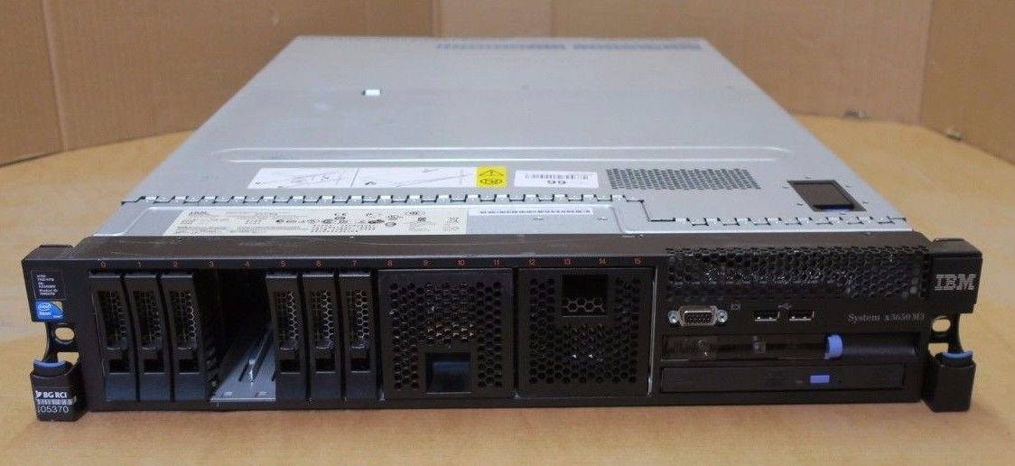 IBM x3650 M3 CPU E5506 x 2 / Ram 32Gb PC3L-10600R / HDD 300GB 10K SAS 2.5" x 3 / Power Supply 675W x 2 สินค้ารับประกัน โดย บริษัท อะไหล่เซิร์ฟเวอร์ จำกัด
