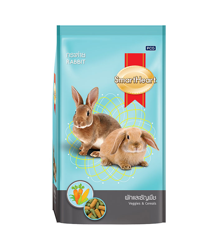 Smartheart อาหารกระต่ายสมาร์ทฮาร์ท รสผักและธัญพืช 1 กก.