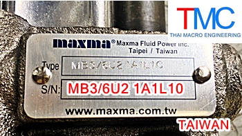 ไฮโดรลิคคอนโทรลวาล์ว(6แกน)hydraulic control valve maxma MB3/6U2 1A1L10(45L/min)(4,600Psi/315Bar)
