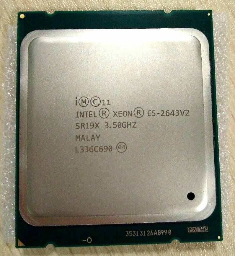 Intel Xeon E5-2643 V2 LGA2011 6Core 12Threads 25MB CPU Processor // SR19X / E5-2643 V2 3.50GHz (Used) // สินค้ารับประกัน โดย บริษัท อะไหล่เซิร์ฟเวอร์ จำกัด
