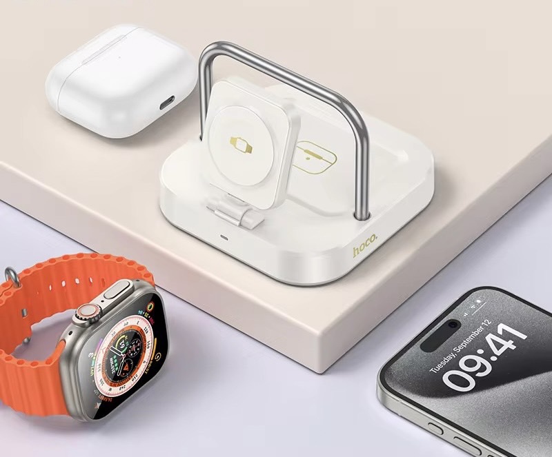 CQ16A ASTUTE 3-IN-1 DESKTOP CHARGER+WATCH CHARGER SET