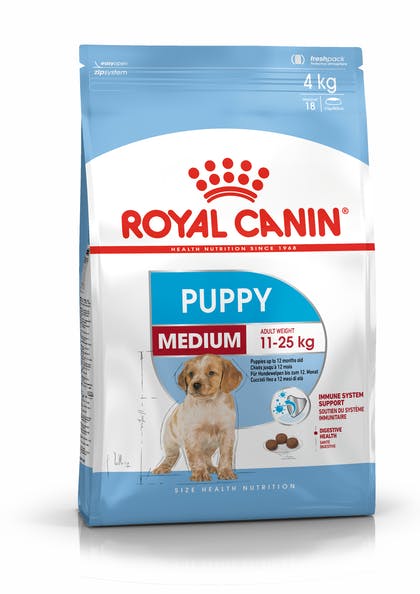 Royal Canin Medium Junior ลูกสุนัขพันธุ์กลาง 4 กก.