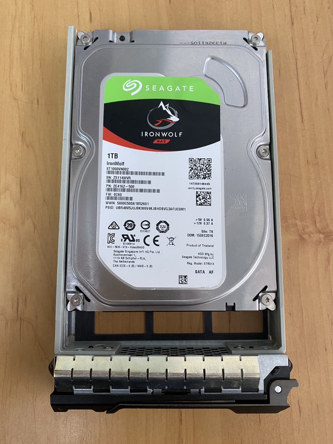 Seagate 1TB 5.4K 6G SATA 3.5" HDD LFF // ST1000VN002 / 2E4162-500 (Used) // สินค้ารับประกัน โดย บริษัท อะไหล่เซิร์ฟเวอร์ จำกัด