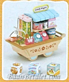 [หมดค่ะ] ซิลวาเนียน รถเข็นขายขนม (Sylvanian Families Candy Wagon) V5%