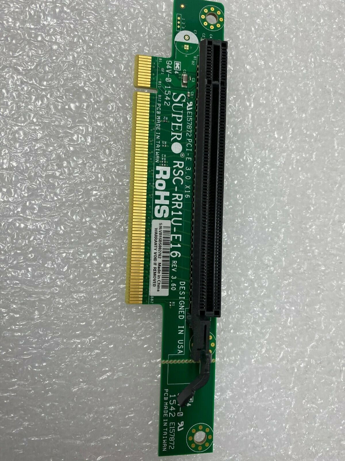 Supermicro 1U PCI-E X 16 Riser Card // RSC-RR1U-E16 (Used) // สินค้ารับประกัน โดย บริษัท อะไหล่เซิร์ฟเวอร์ จำกัด