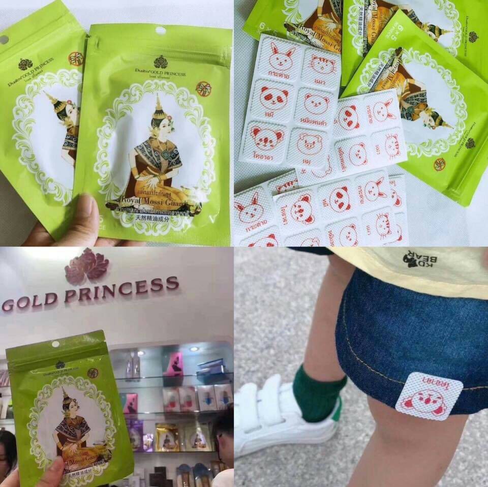 แผ่นแปะกันยุง Royal Mossi Guard Gold princess