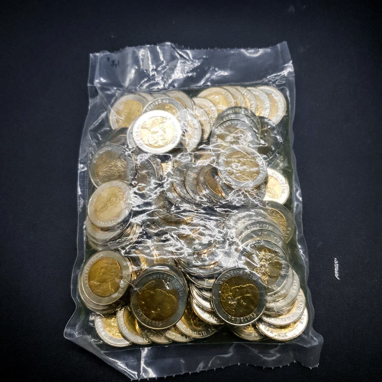 เหรียญ 10บาท ปี 2562 ร.10 ยกถุง 100 เหรียญ