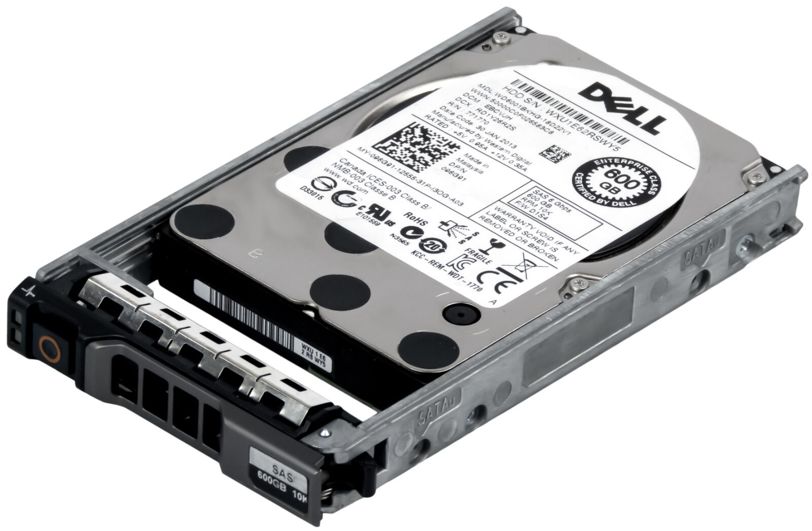 Dell 096G91 96G91 WX21C62C9592 600GB 6G 10K 2.5" SAS HDD Hard Drive สินค้ารับประกัน โดย บริษัท อะไหล่เซิร์ฟเวอร์ จำกัด
