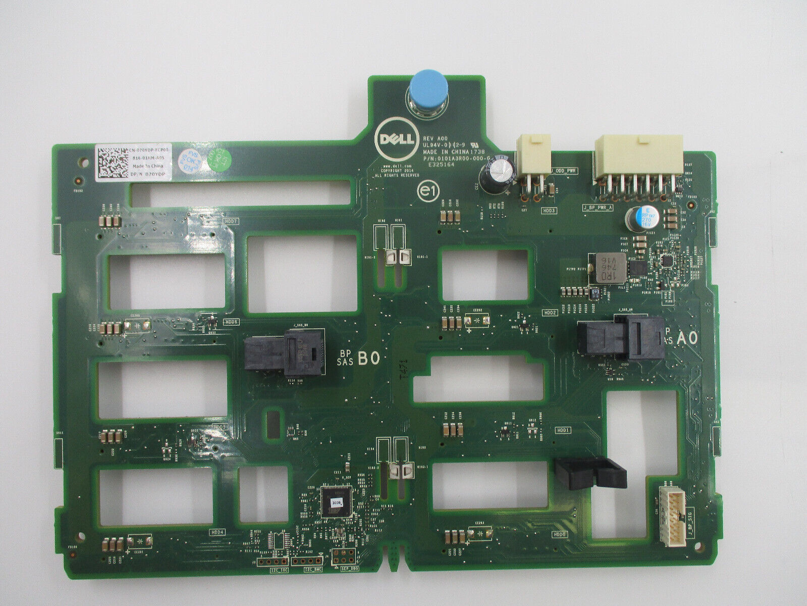 Dell PowerEdge T330 T430 T630 3.5" 8-Port Backplane // 070YDP / 70YDP (Used) // สินค้ารับประกัน โดย บริษัท อะไหล่เซิร์ฟเวอร์ จำกัด