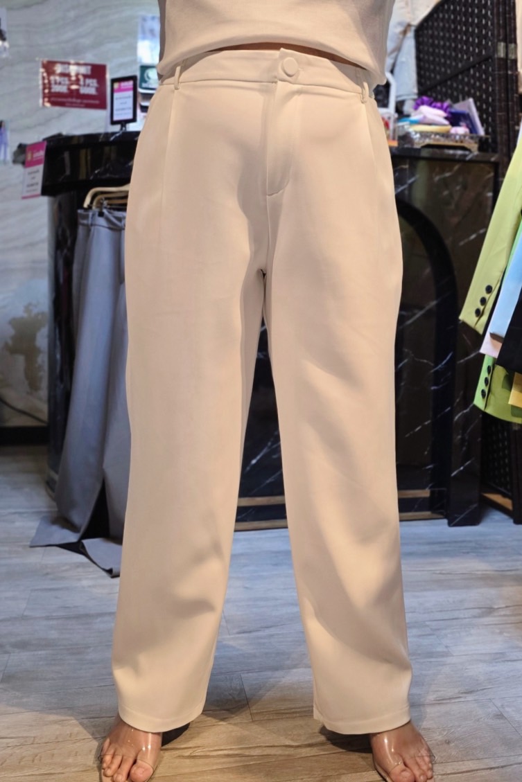 กางเกงผู้หญิงกระบอกกลาง(พลัส) No.2402-2 (S-6XL)