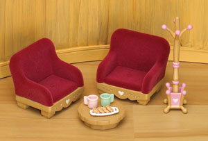 ซิลวาเนียน ชุดโซฟานั่งเล่น Old Oak (UK) Sylvanian Families Living Room Set