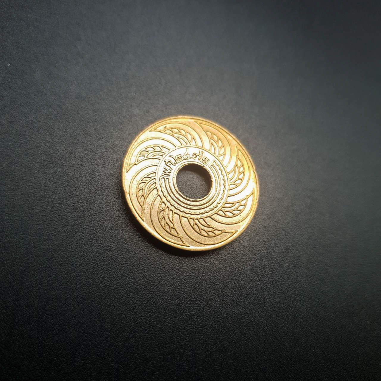 เหรียญกษาปณ์รู 1สตางค์ ทองแดง ่ผ่านใช้ EF ปี2472 สวย