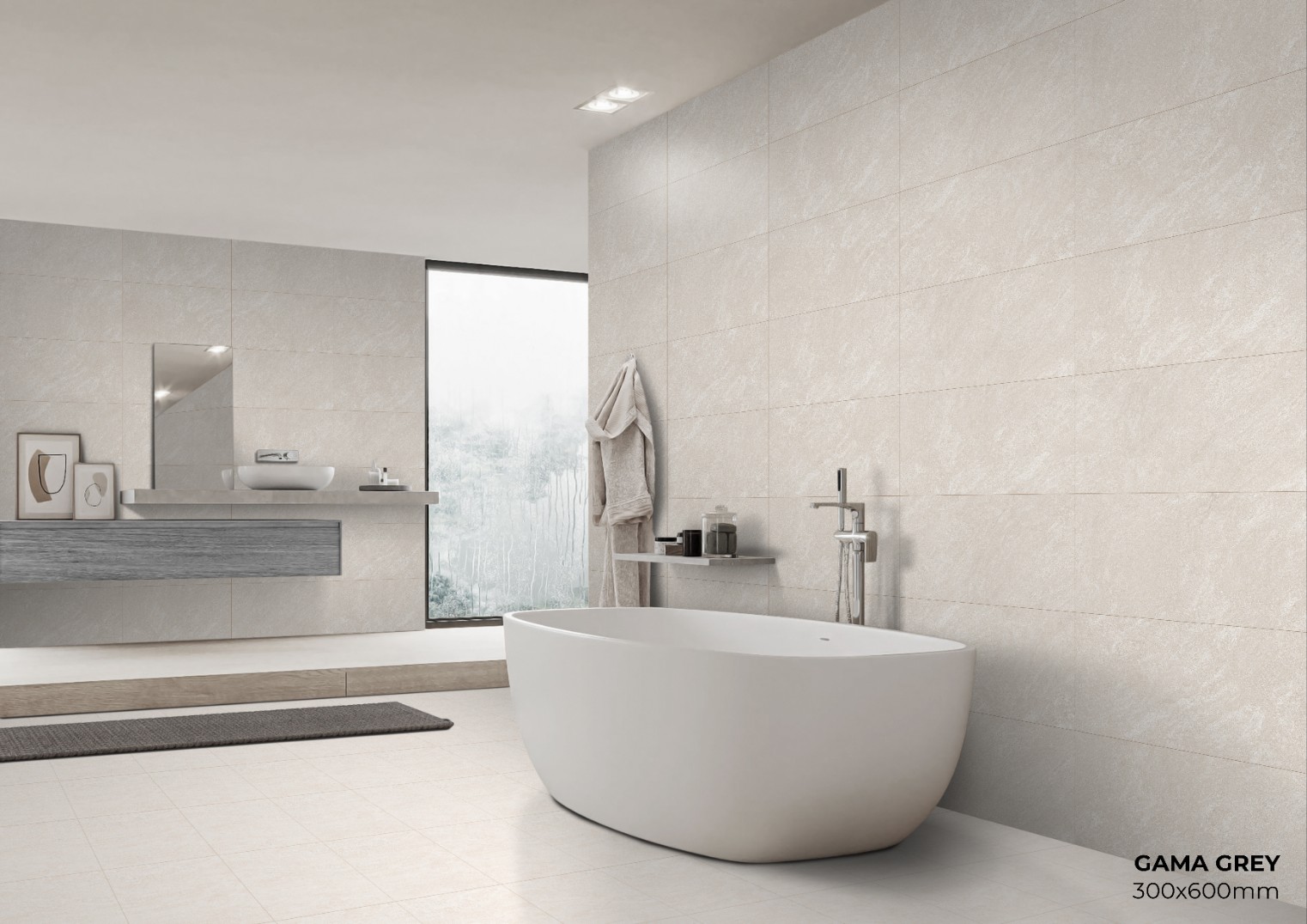 S3623001 GAMA GREY (MATT) 30x60 (5ผ/ก)