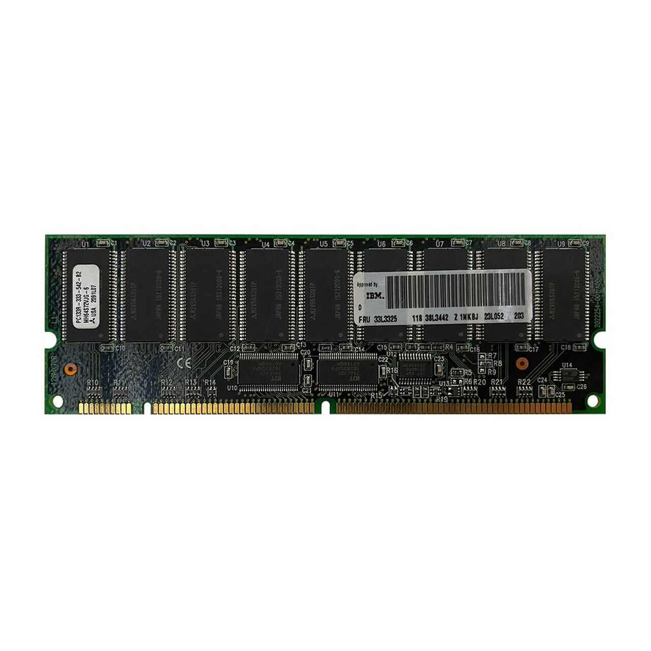 IBM 512MB PC-133 DDR Memory Module / 33L3325 / 38L3442 / MH64S72VJG-6 // (USED) สินค้ารับประกัน โดย บริษัท อะไหล่เซิร์ฟเวอร์ จำกัด