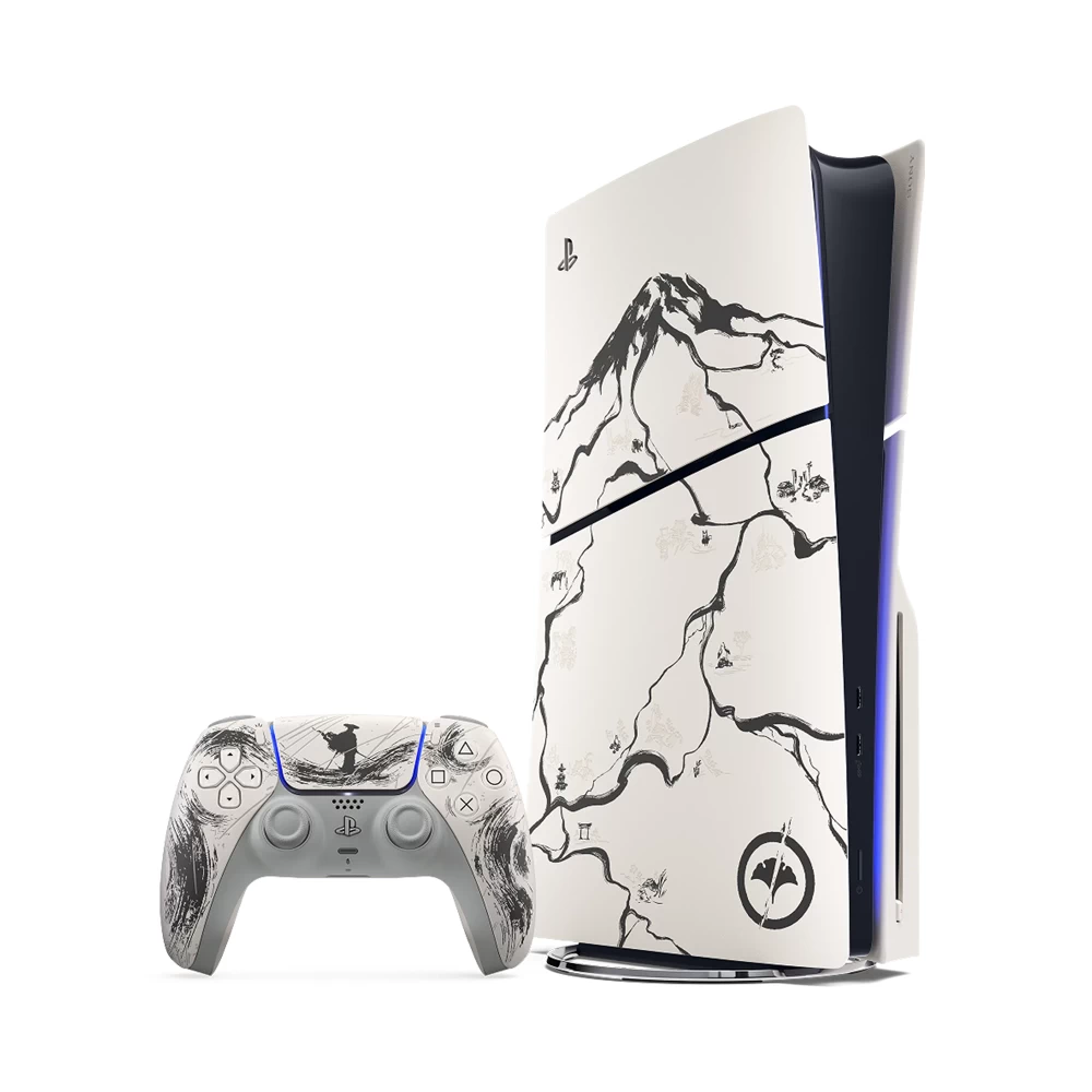 (NEW) PlayStation 5 Slim – Ghost of Yōtei Black Limited Edition Bundle