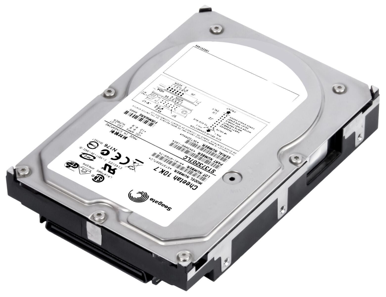 Seagate 73GB 10000U/Min SCSI ULTRA-320 80-PIN 3.5 " Disque Dur Pouces // ST373207LC (Used) // สินค้ารับประกัน โดย บริษัท อะไหล่เซิร์ฟเวอร์ จำกัด