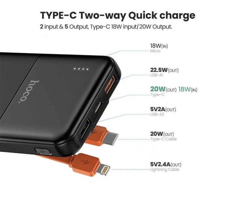 HK60 SUPER CHARGE 22.5W MAX 10000mAh