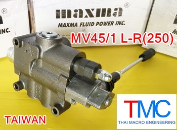ไฮโดรลิคคอนโทรนวาล์ว(1แกน)maxma-MV45/1L-R(250)(Flow Rate 45L)ปี2017(45L/min)(5,000Psi/350Bar)