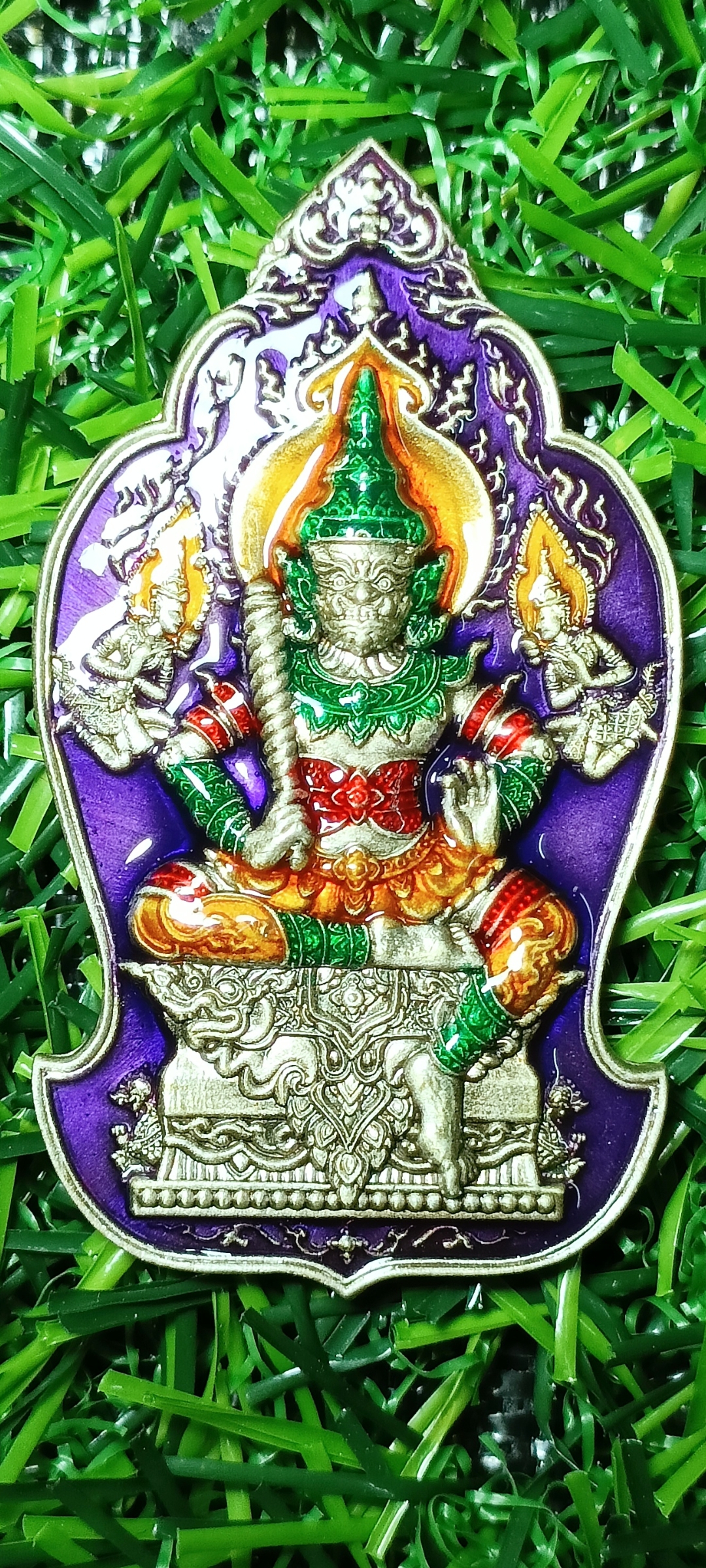 เหรียญท้าวเวสสุวรรณ ปางประทานพร รุ่น ทรัพย์เฟื่องฟู 168 หลวงพ่อพัฒน์ วัดห้วยด้วน นครสวรรค์